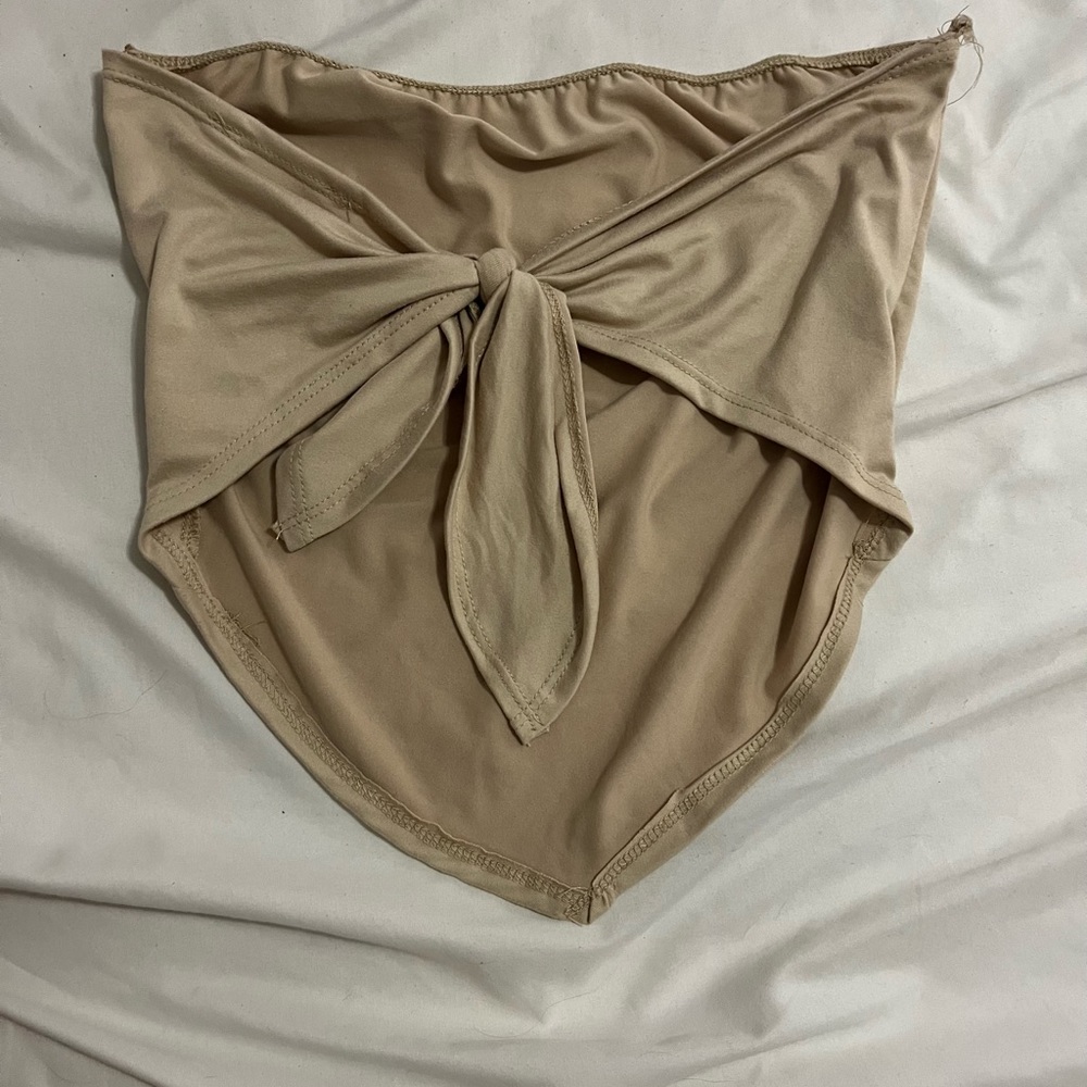 tube top backless shirt